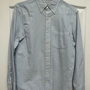 Sonoma Blue White Striped Oxford size S